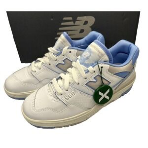 New Balance 550 Sneakers Shoes University Blue White Gray BBW550JC Women Sz 6